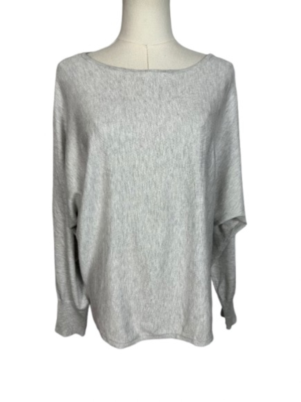 Cyrus Light Gray Boatneck Top Size L
